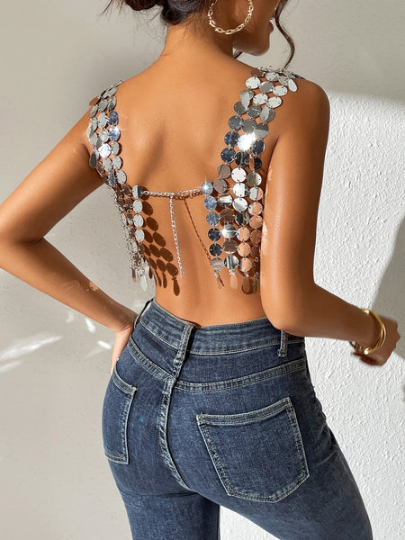 Sexy Sequined Camisole