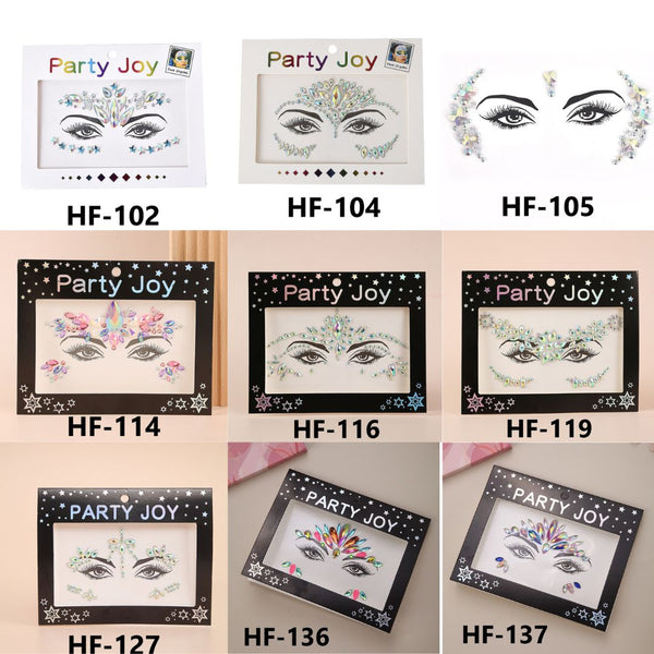 Diamond Face Stickers HF-1