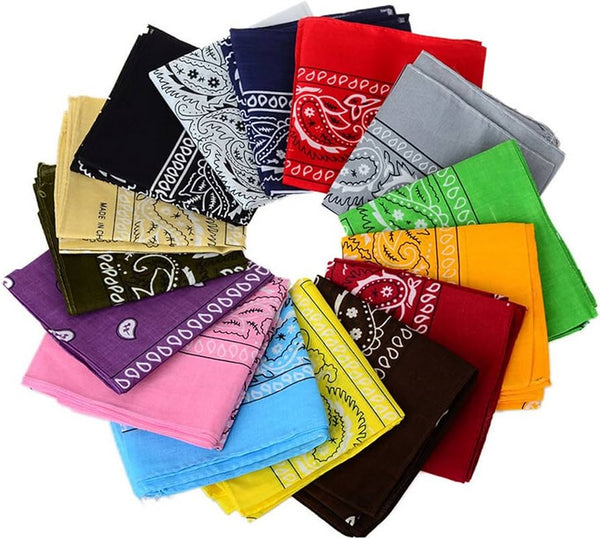 Cotton Square Bandanas (3 for $10)
