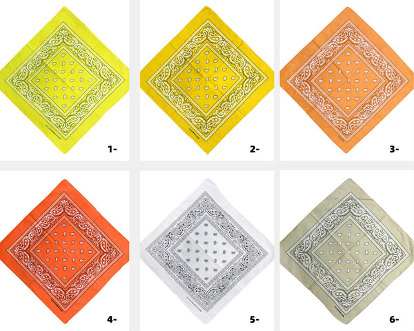 Cotton Square Bandanas (3 for $10)
