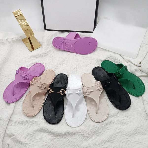 GG Thong Jelly Flip Flop