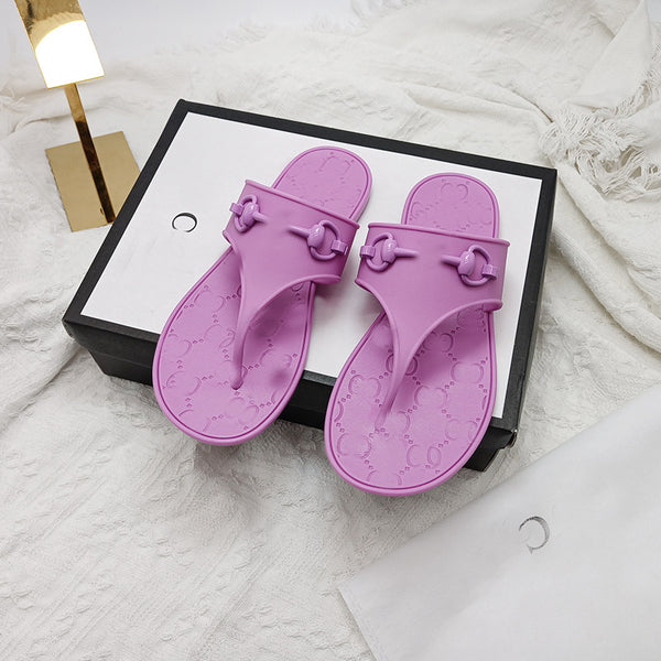 GG Thong Jelly Flip Flop