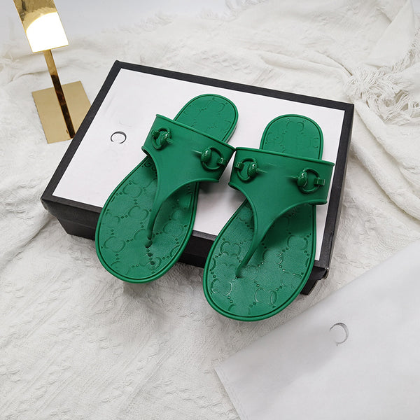 GG Thong Jelly Flip Flop