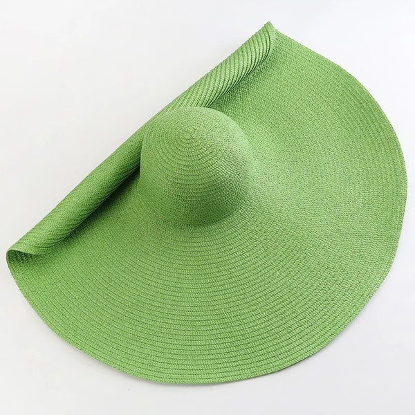 Foldable Big Brim Straw Hat