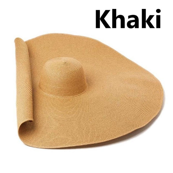 Foldable Big Brim Straw Hat