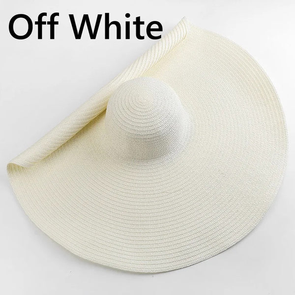 Foldable Big Brim Straw Hat