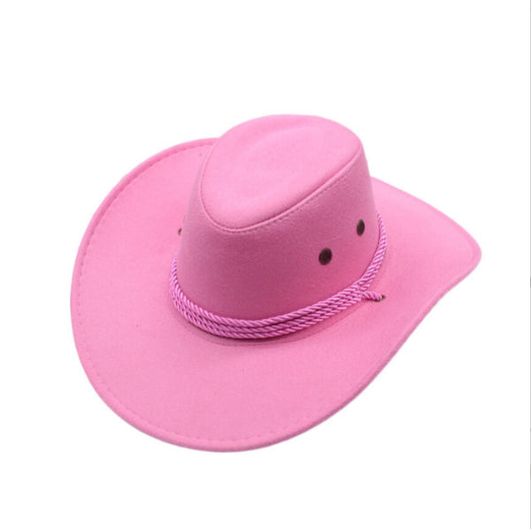 New Western Suede Cowboy Hat