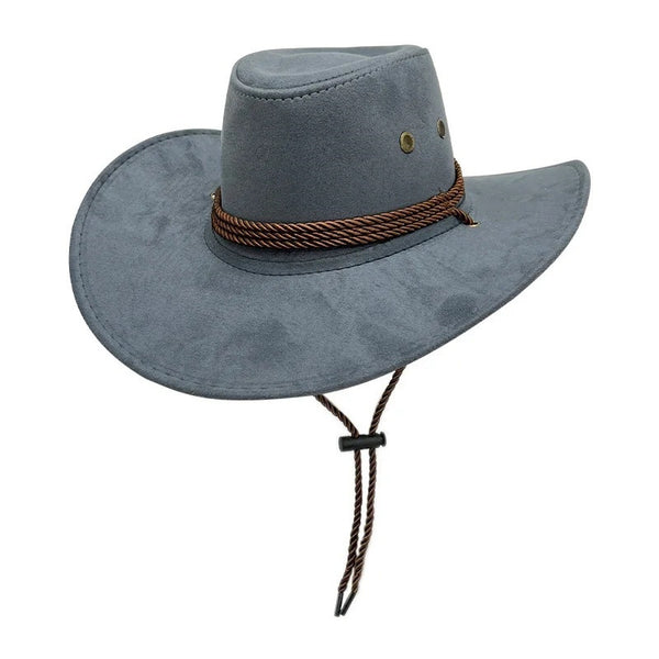 New Western Suede Cowboy Hat