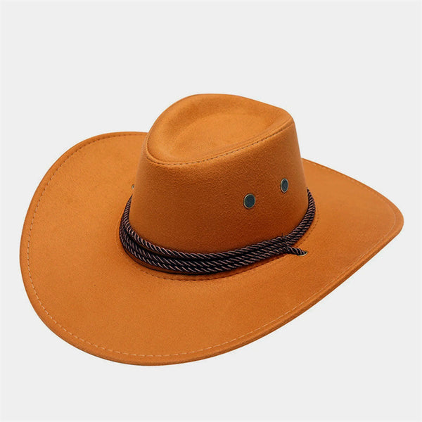 New Western Suede Cowboy Hat