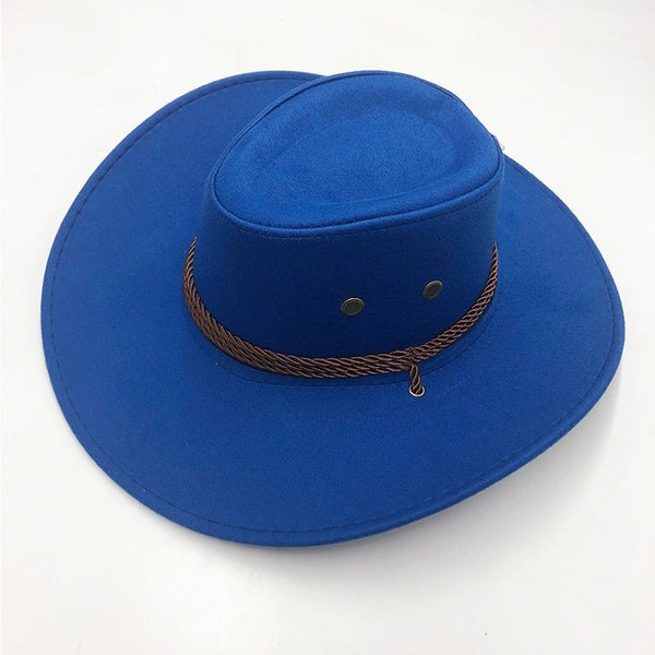 New Western Suede Cowboy Hat