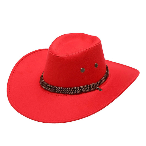 New Western Suede Cowboy Hat