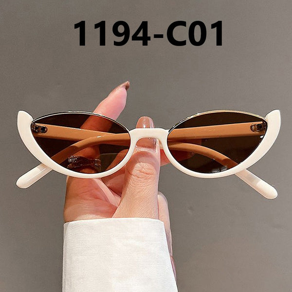 Cat Eye Half Frame Sunglasses
