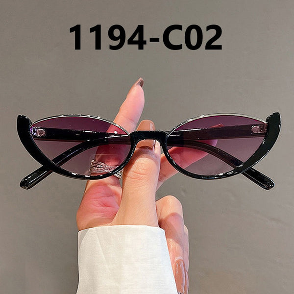 Cat Eye Half Frame Sunglasses