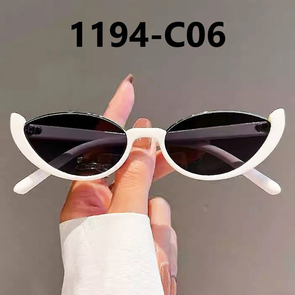 Cat Eye Half Frame Sunglasses