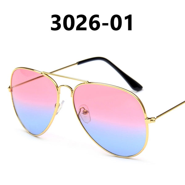 Gradient Color Aviator Sunglasses