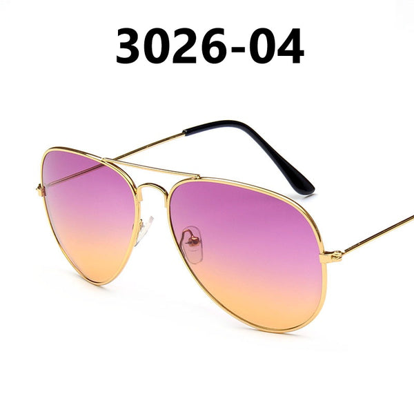 Gradient Color Aviator Sunglasses