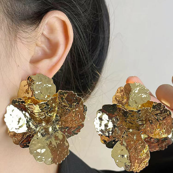 High End Retro Leaf Earrings
