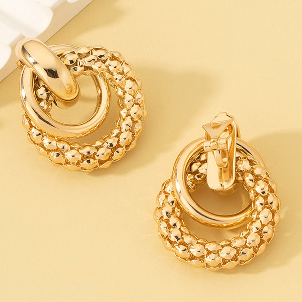 Metal Clip On Earring