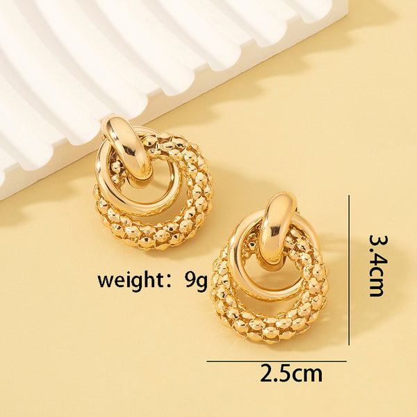 Metal Clip On Earring