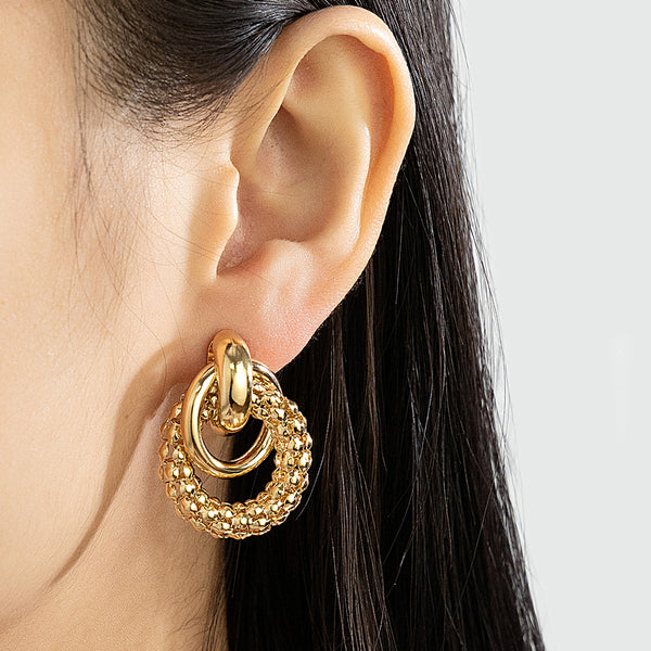 Metal Clip On Earring
