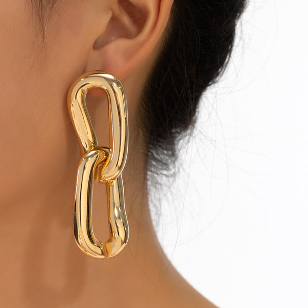 Metal Chain Style Earrings