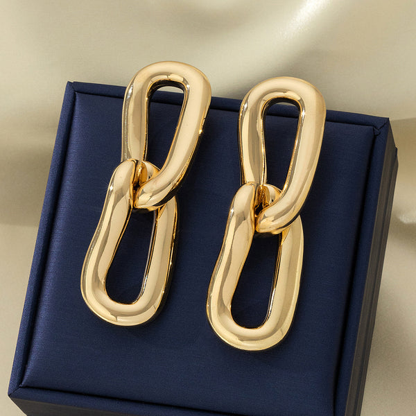 Metal Chain Style Earrings
