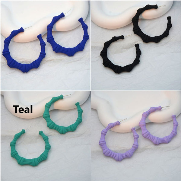 Colorful Large Bamboo Hoops