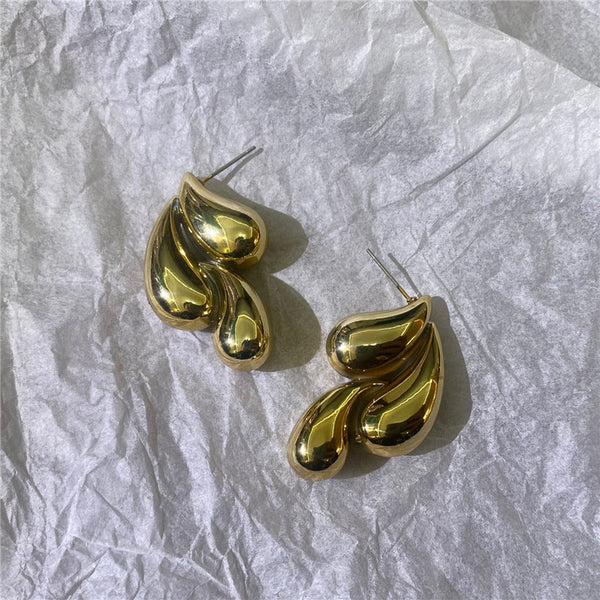 Shiny Multi Droplet Earrings
