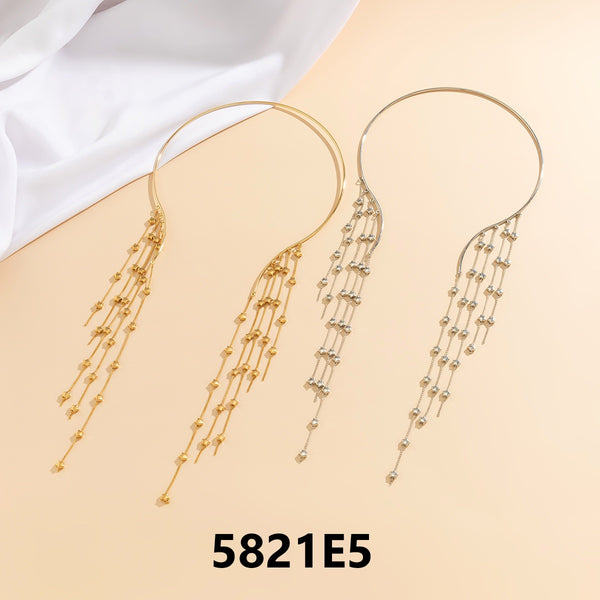 Side Drop Tassel Necklace
