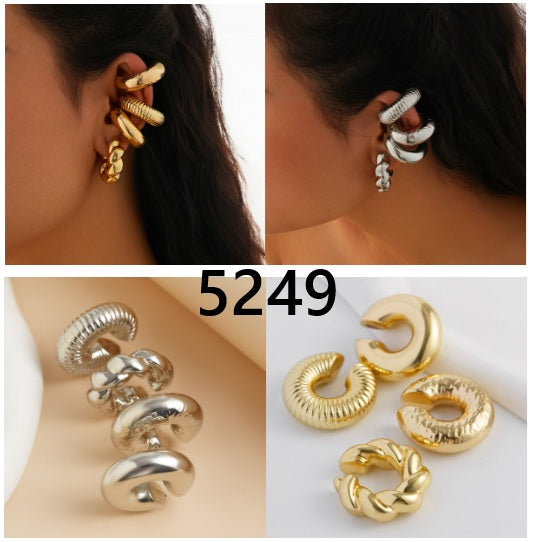 4Pcs Ear Bone Clip Set