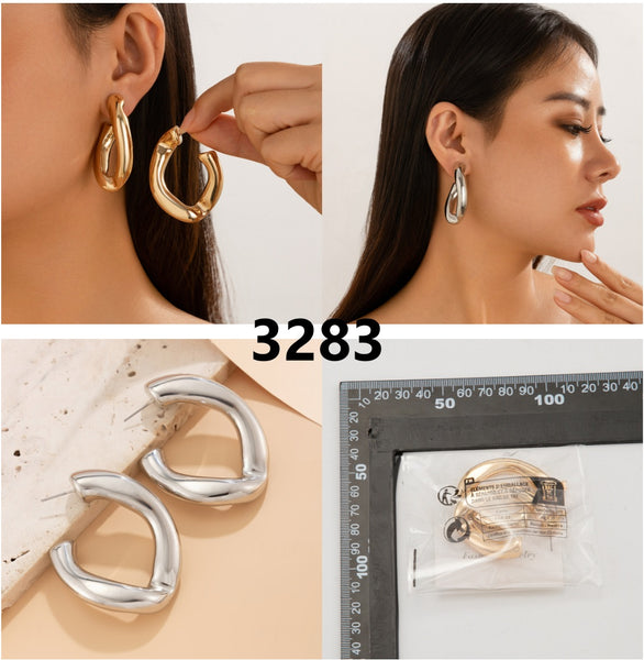 Irregular Tear Drop Earrings