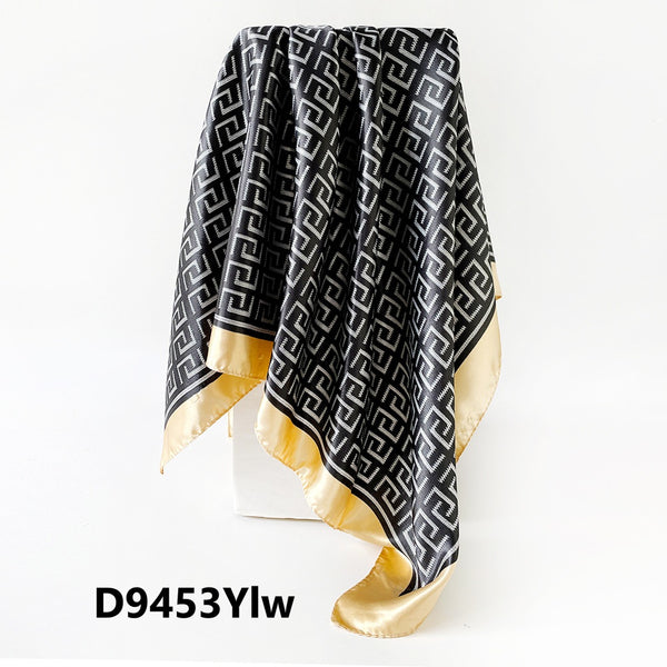 Patterned Satin Scarves (90X90cm) 453