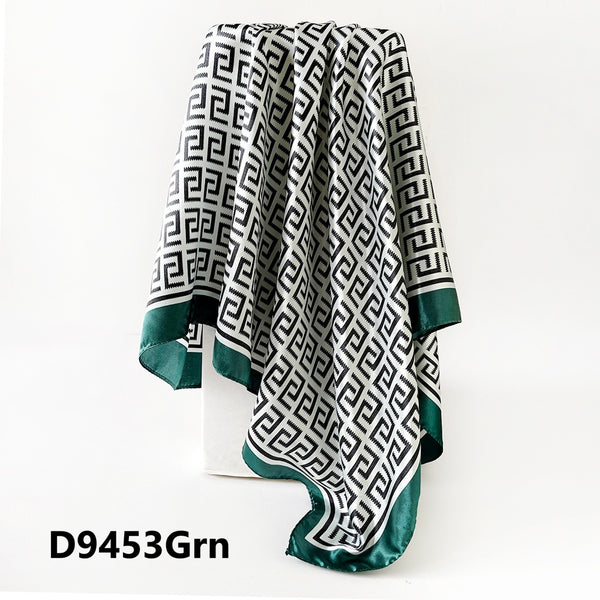 Patterned Satin Scarves (90X90cm) 453
