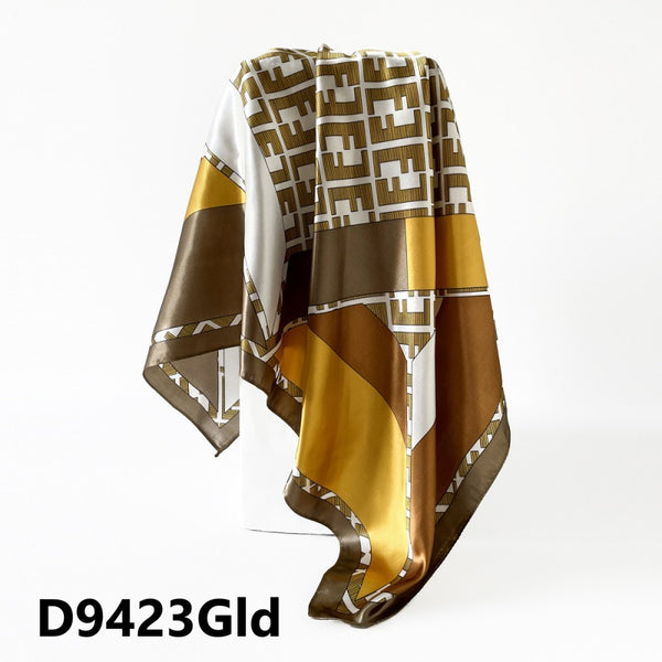 Patterned Satin Scarves (90X90cm) 23