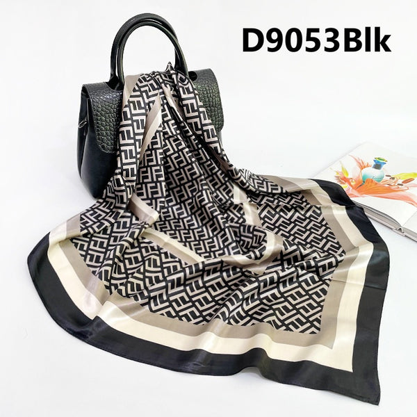 Patterned Satin Scarves (90X90cm) 53