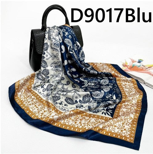 Patterned Satin Scarves (90X90cm) 17
