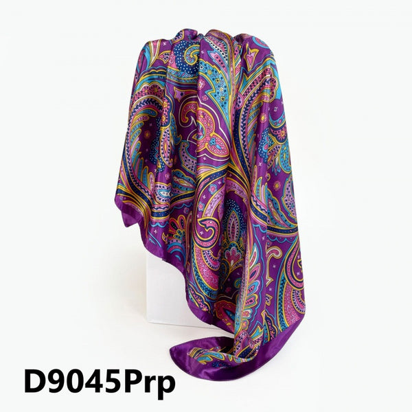 Patterned Satin Scarves (90X90cm) 45