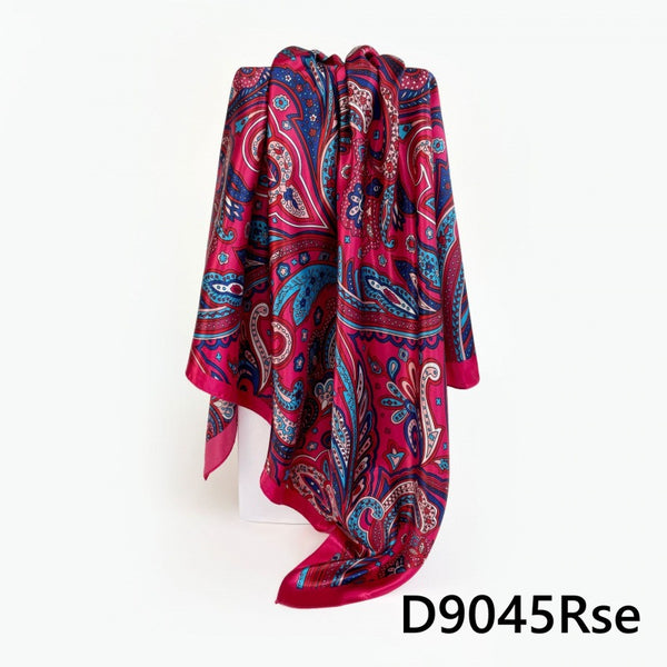 Patterned Satin Scarves (90X90cm) 45