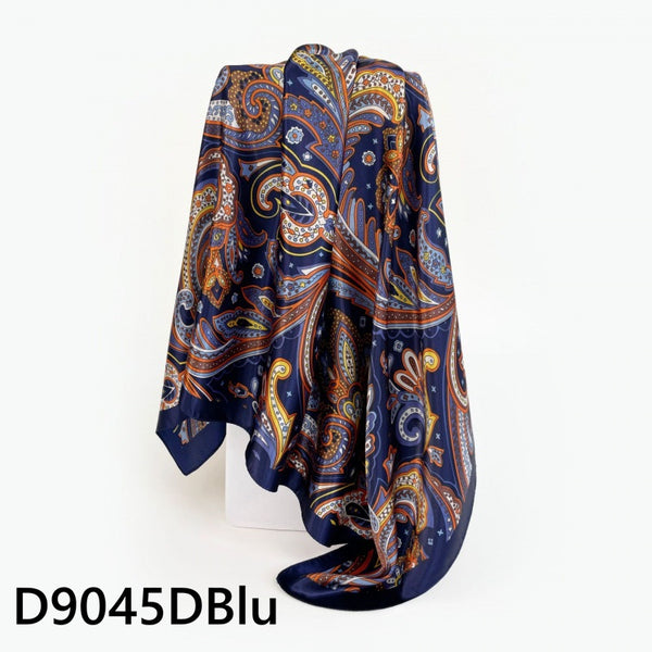 Patterned Satin Scarves (90X90cm) 45