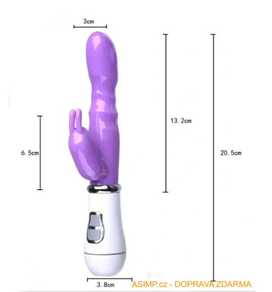 Double Stimulation G Spot Rabbit Dildo Vibrator