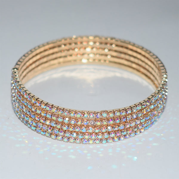 Elastic Steel Wire Diamonds 5 Rows