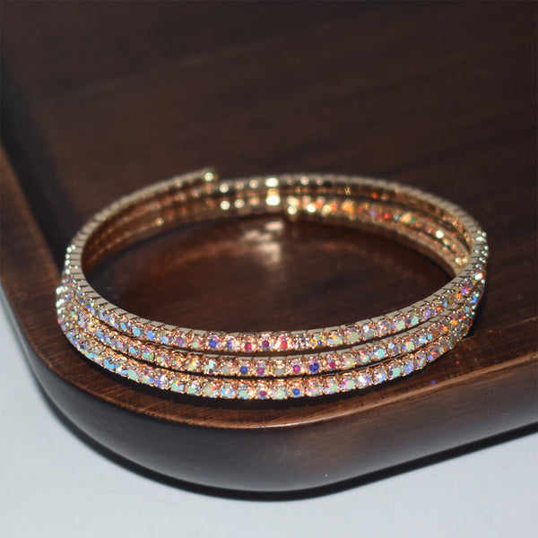 Steel Wire Elastic Diamonds 3 Rows