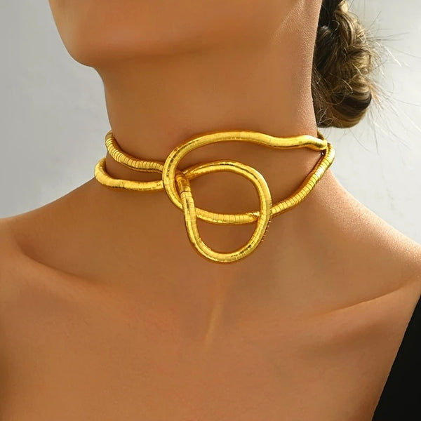 Snake Necklace Bendable Collar