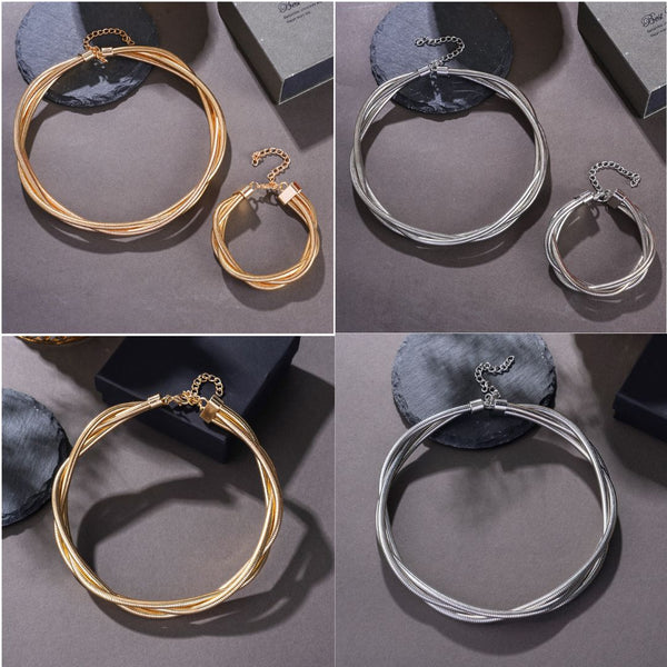 Wrapped Metal Neacklace