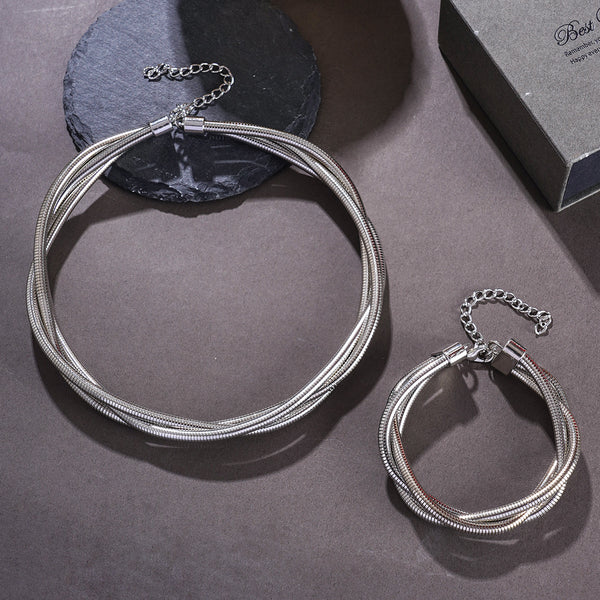 Wrapped Metal Neacklace