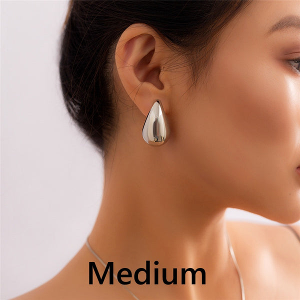 Water Drop Stud Earrings