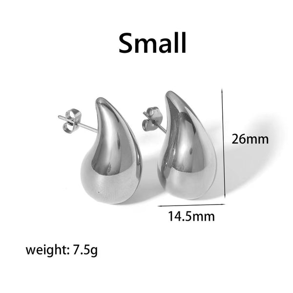Water Drop Stud Earrings