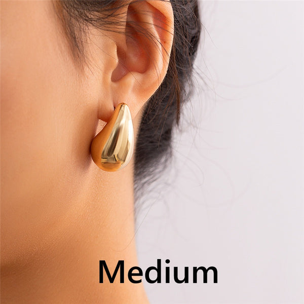Water Drop Stud Earrings