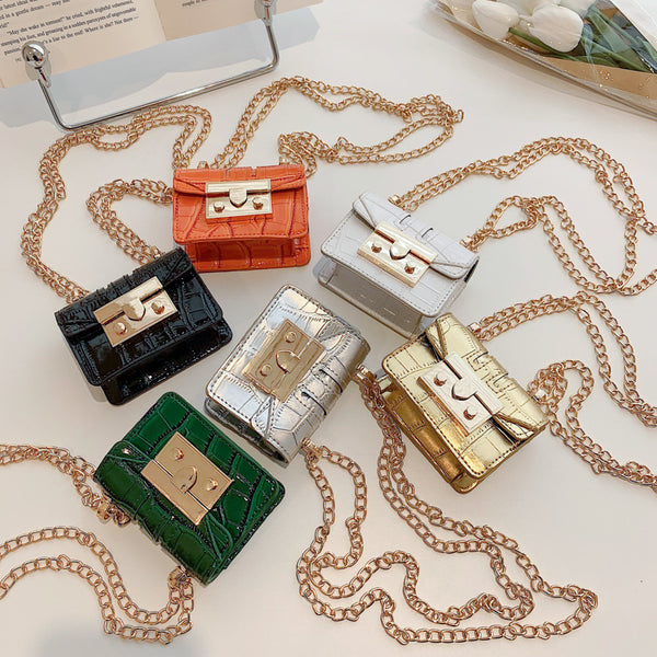 Mini Crossbody Chain Strap Sidebag