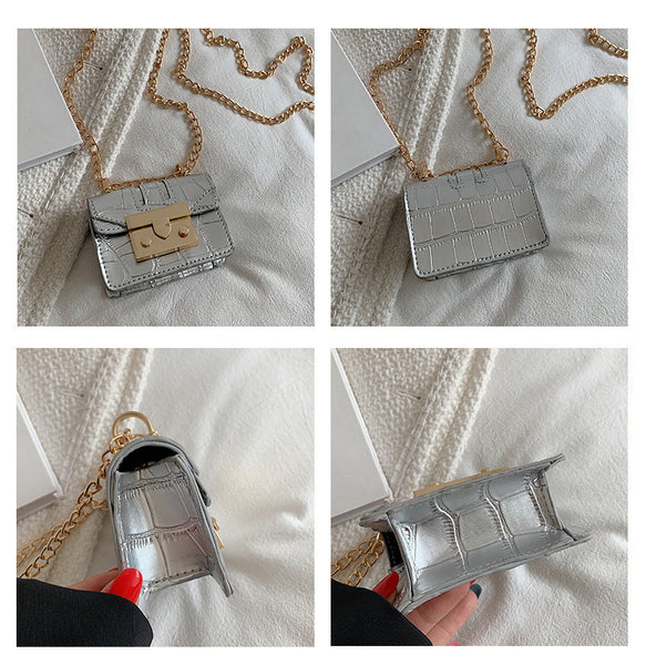 Mini Crossbody Chain Strap Sidebag